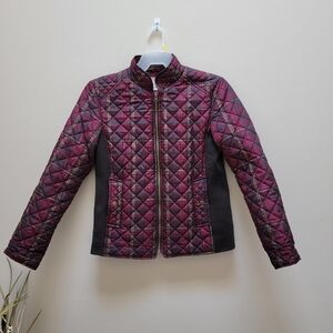 Faded Glory Burgandy/ Black Coat Size: M (8-10)